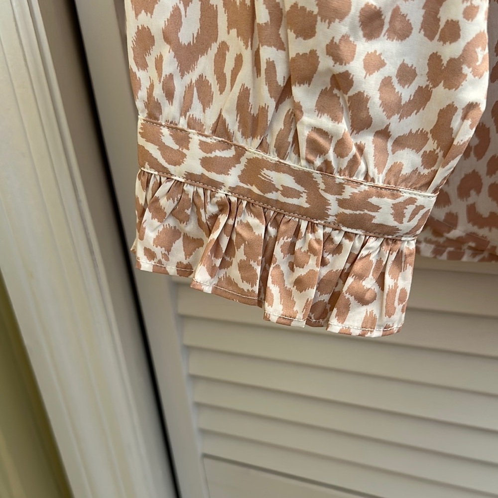 J. Crew Ruffle Neck Blouse - Picture 3 of 6